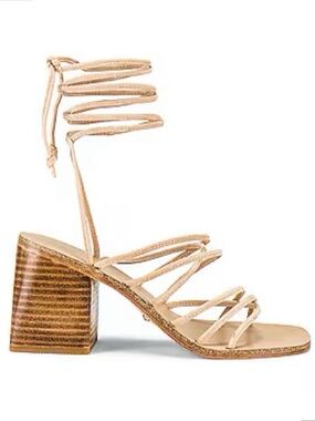 Raye wrap ankle block heels